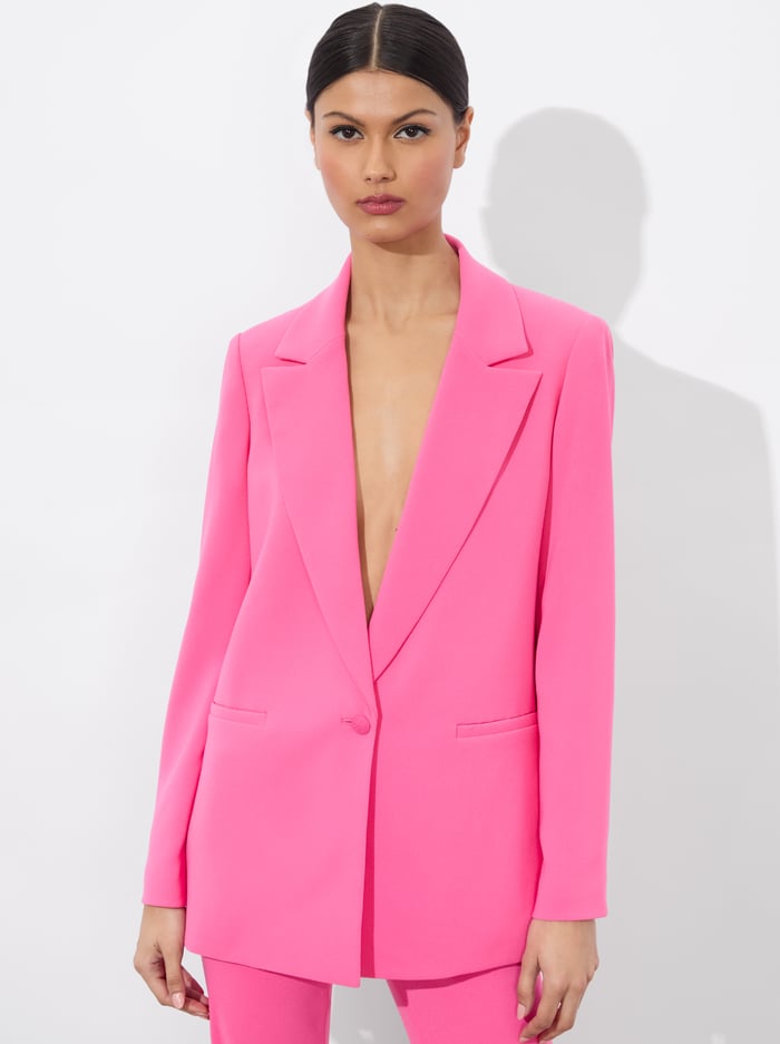 DENNY BOYFRIEND BLAZER - WILD PINK - Alice And Olivia