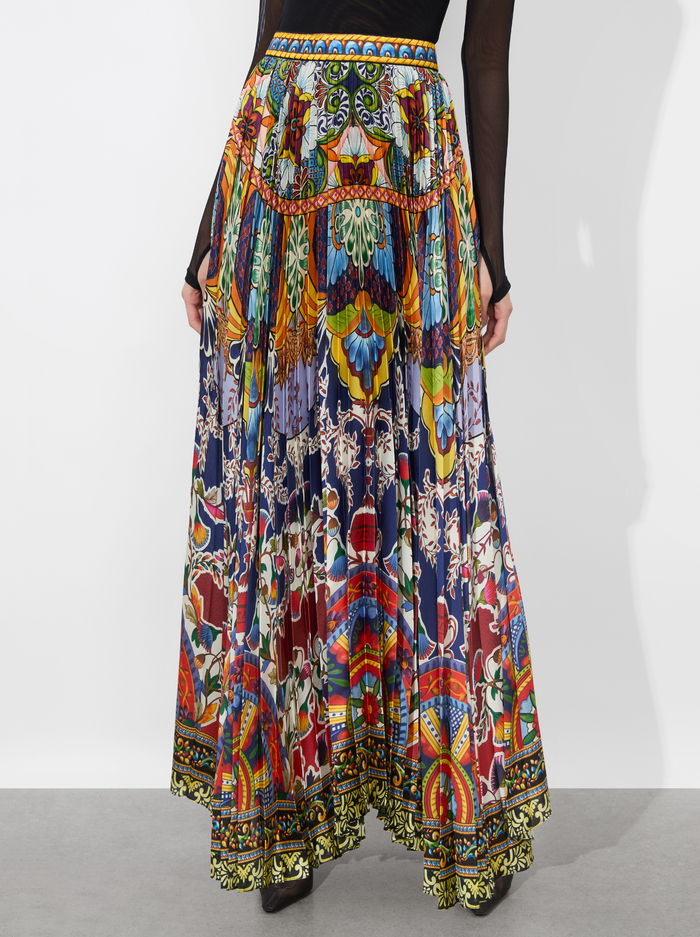 KATZ PLEATED MAXI SKIRT - ON THE ROAD - Alice And Olivia