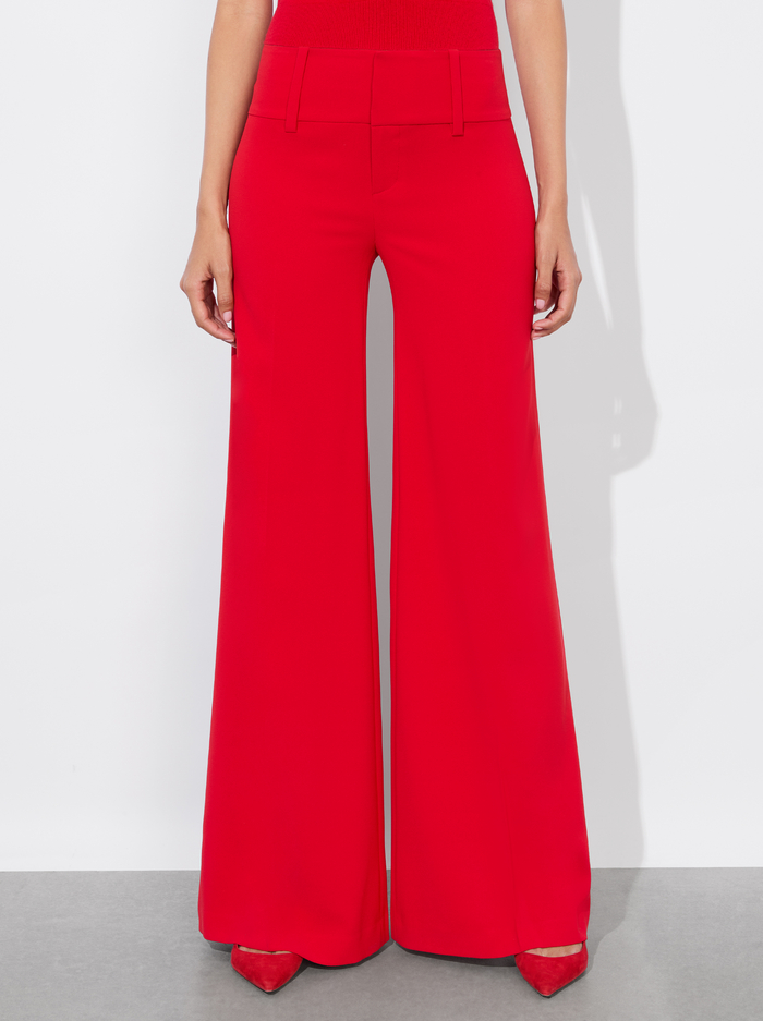 OLIVIA PANT - BRIGHT RUBY - Alice And Olivia