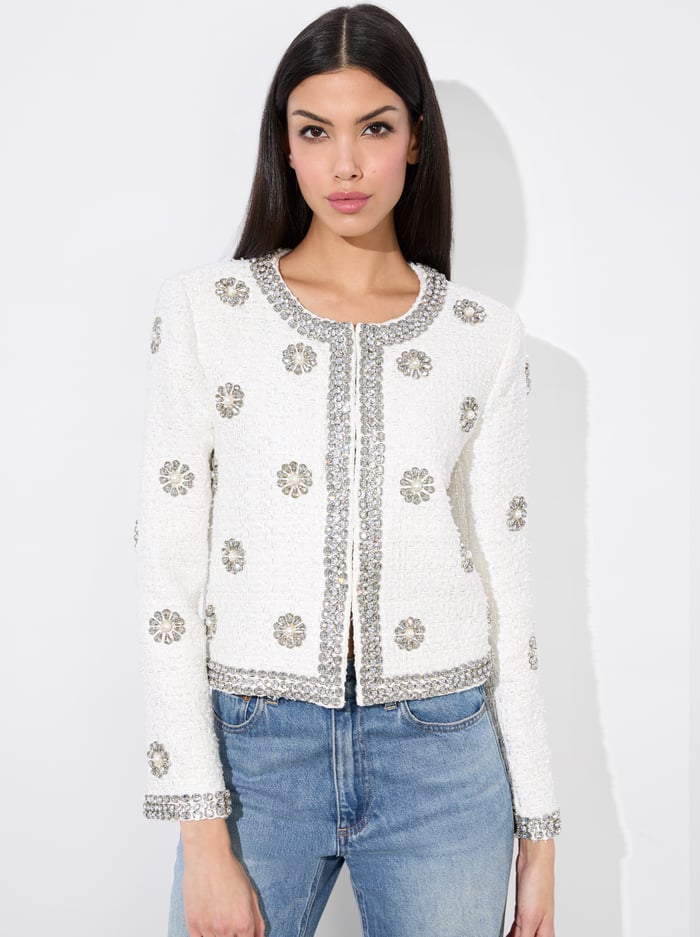 KIDMAN JACKET - OFF WHITE - Alice And Olivia
