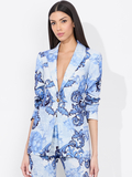 BREANN FITTED BLAZER - SCROLL SYMPHONY