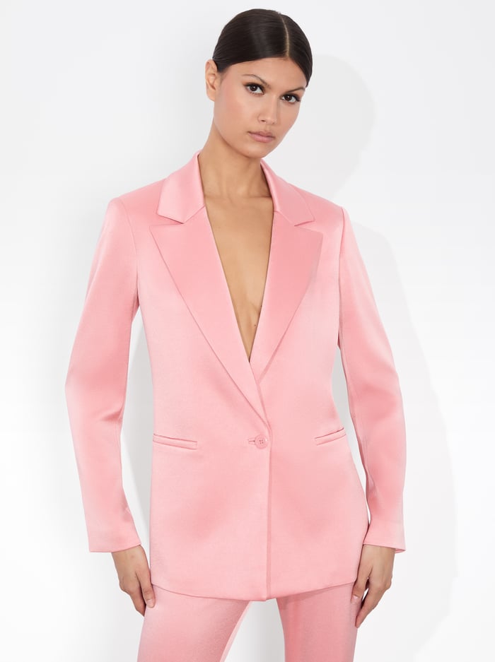 DENNY BOYFRIEND BLAZER - DUSTY ROSE - Alice And Olivia