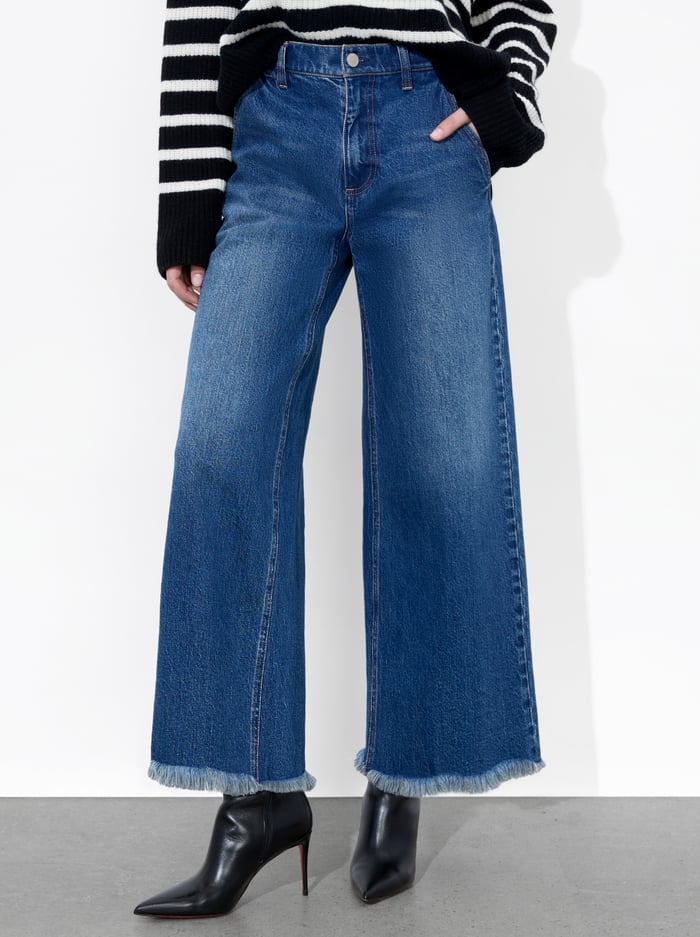 EMORY CROPPED JEAN - LOLA BLUE - Alice And Olivia