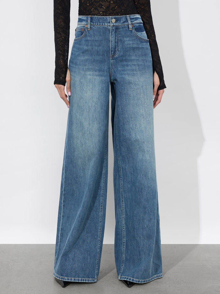 HARPER JEAN - LIANA VINTAGE BLUE - Alice And Olivia