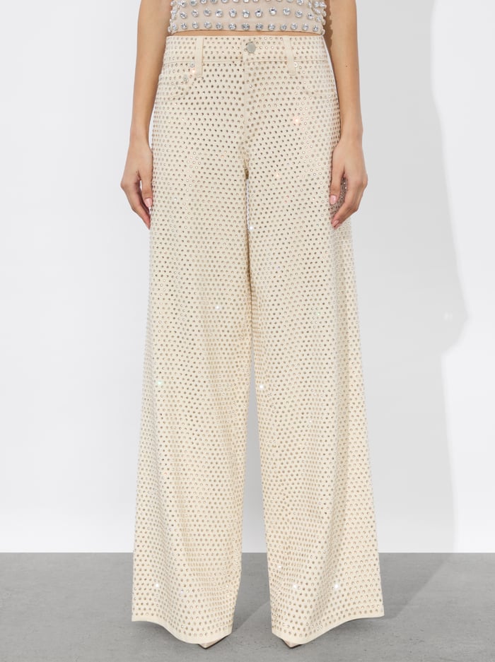 TRISH EMBELLISHED JEAN - CHINO - Alice And Olivia