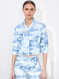 CHLOE CROPPED JACKET - CHATEAU