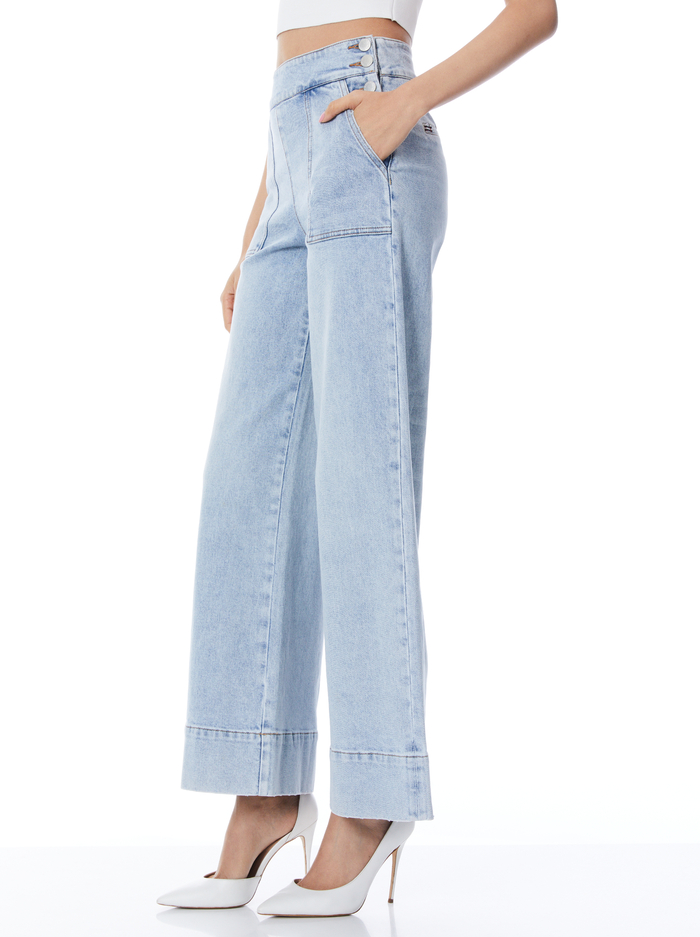 DONALD JEAN - ROCKSTAR BLUE - Alice And Olivia