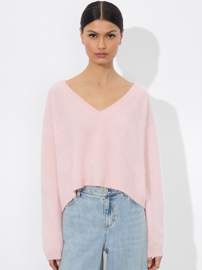 WILLIAMS PULLOVER - SHELL PINK - Alice And Olivia