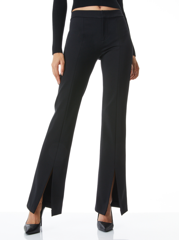 WALKER PANT - BLACK - Alice And Olivia