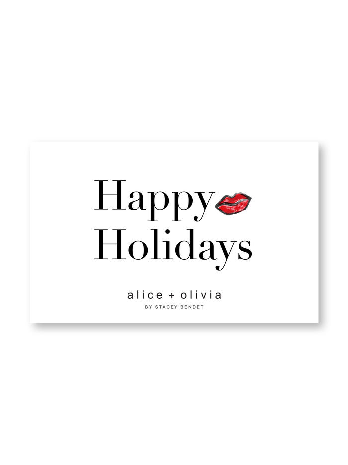 HAPPY HOLIDAYS E-GIFT CARD -
