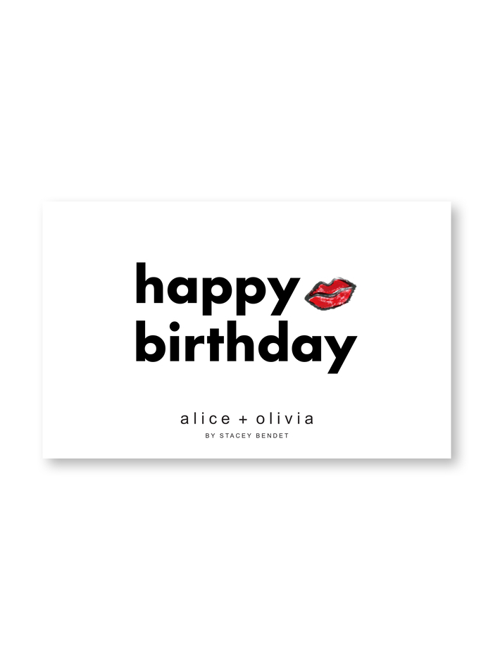HAPPY BIRTHDAY E-GIFT CARD -